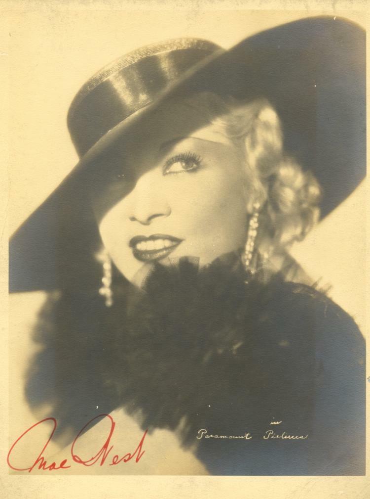 MAE WEST Signed Photo Poster paintinggraph - Beautiful Film Star Actress - preprint