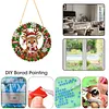 Diamond Painting Kit Christmas Reindeer Wreath 9.45x9.45in