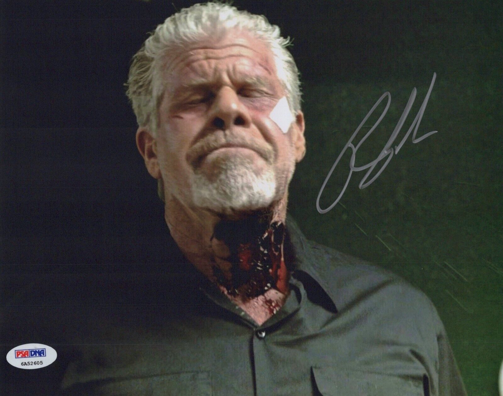 Sons of Anarchy 8x10 Photo Poster painting signed by actor Ron Perlman with PSA/DNA COA