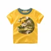 Kid Baby Boy Shirts Dinosaur Print Short Sleeve Tops T-Shirt