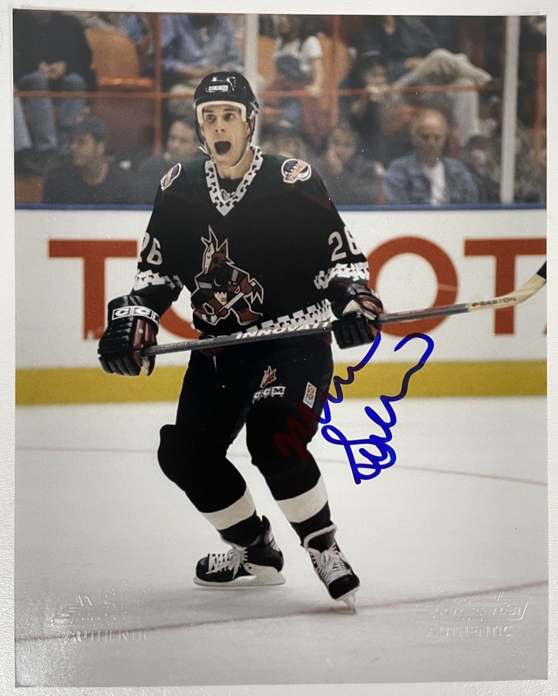 Mike Sullivan Signed Autographed Glossy 8x10 Photo Poster painting Phoenix Coyotes - COA Matching Holograms