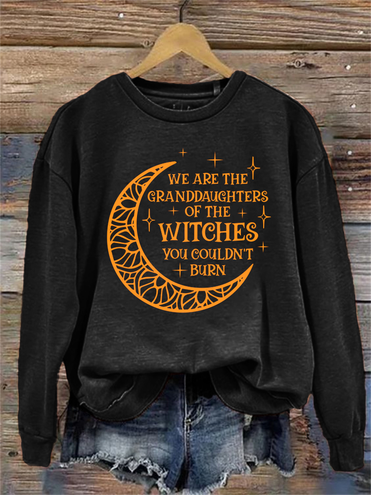 We Are the Granddaughters of the Witches You Could Not Burn Washed Sweatshirt wearshes