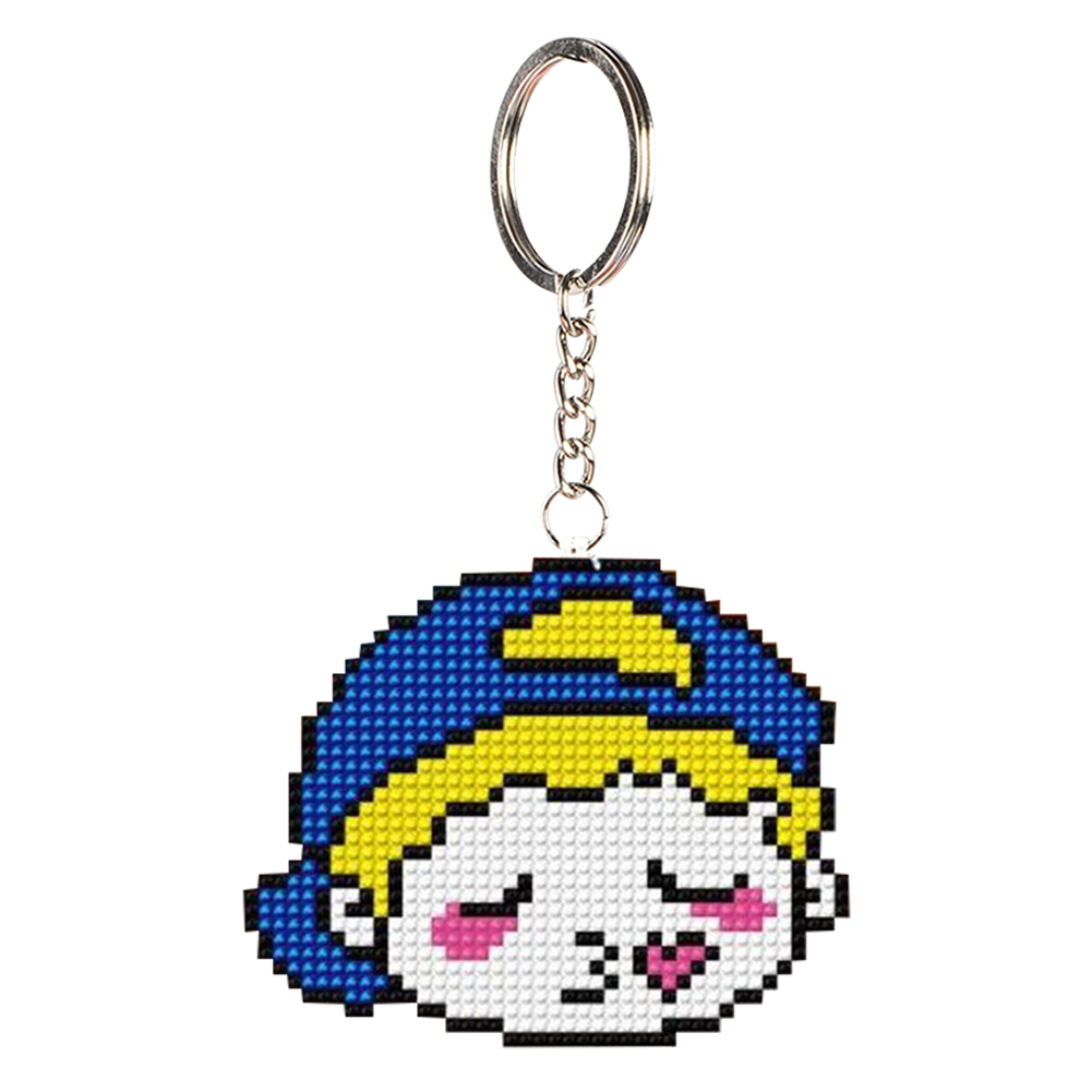

Couple - Bead Embroidery - Keychain, 501 Original