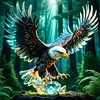 Diamond Painting -DIY Round Drill Hawk(40x40cm)
