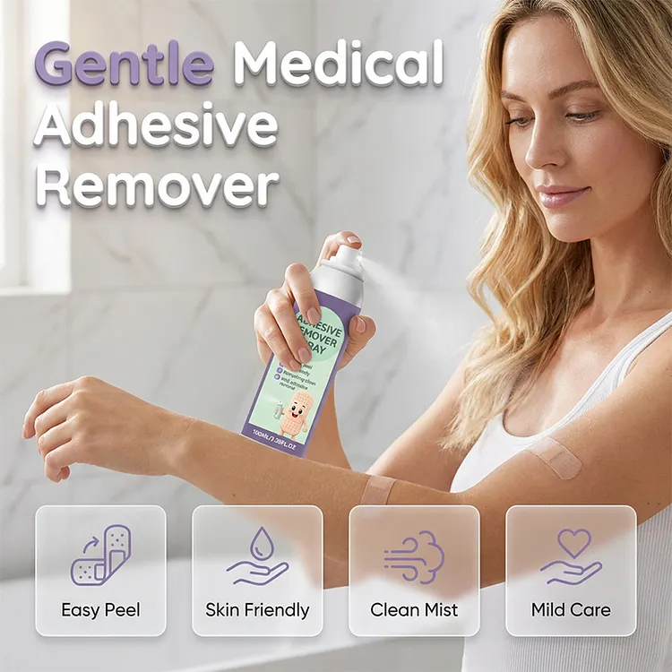 Spray delicato rimuovi adesivo per nastro medico