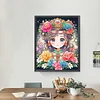 (40*60cm)Cartoon Girl - Round AB Drill Diamond Painting