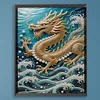 Diamond Painting-DIY Special Shaped Drill Pearl Painting Dragon(35x45cm)