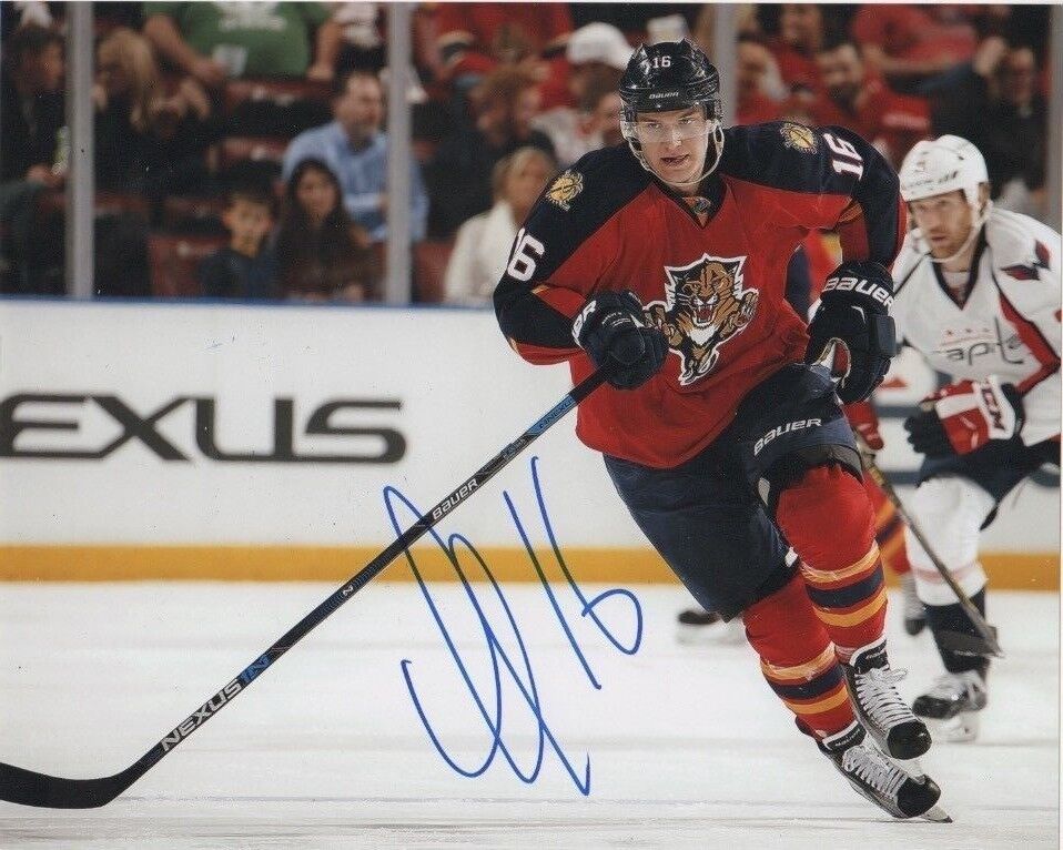 Florida Panthers Aleksander Barkov Signed Autographed 8x10 NHL Photo Poster painting COA #2