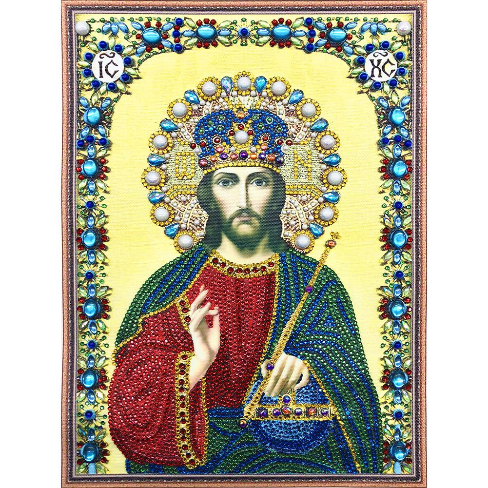 

40*30CM-Religion-Special Shaped Diamond Painting, 501 Original