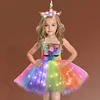 Kid Girls Shiny Unicorn Dresses