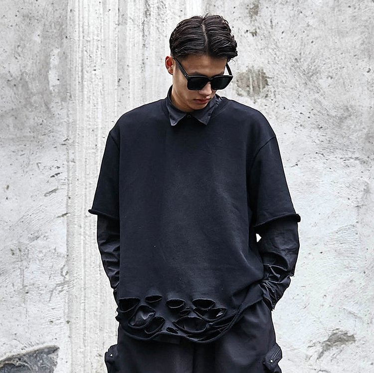 Y013P75 Metsoul T-shirts-dark style-men's clothing-halloween