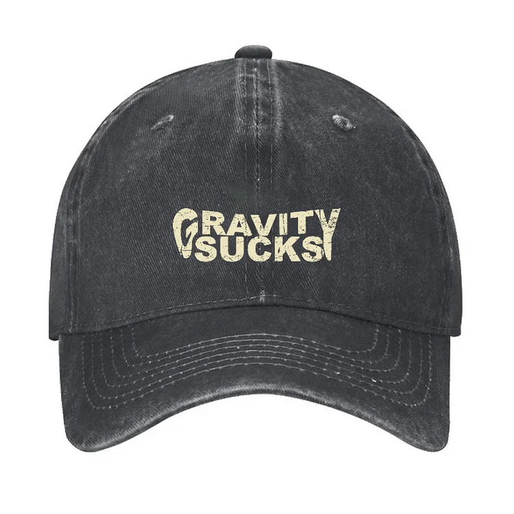 Gravity Sucks Funny Hat socialshop