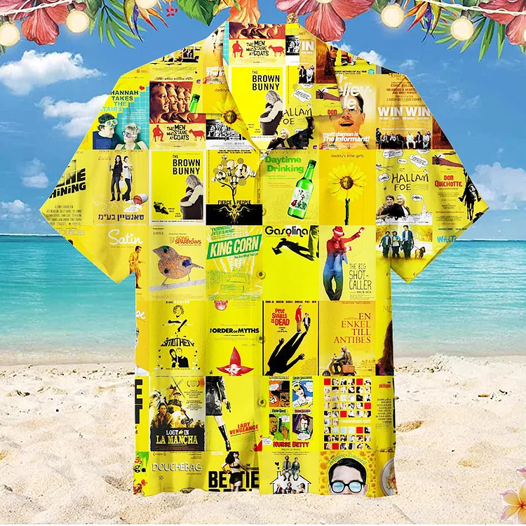 Hollywood Movie Posters |Unisex Hawaiian Shirt