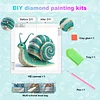 Schnecken 5d DIY Sonderform Teilbohrer Dimond Gemälde Wanddekoration 30x30cm