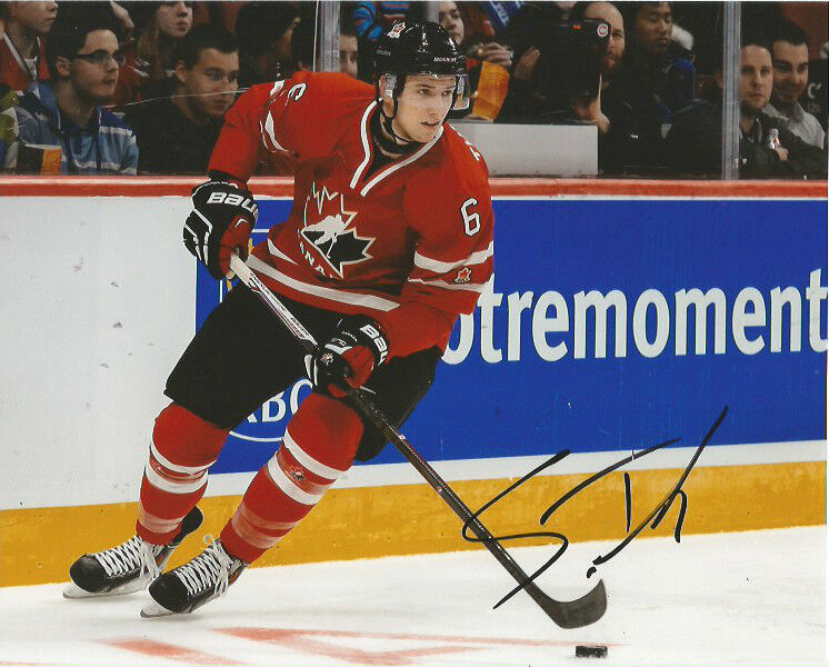 Team Canada Shea Theodore Signed Autographed 8x10 Photo Poster painting COA A