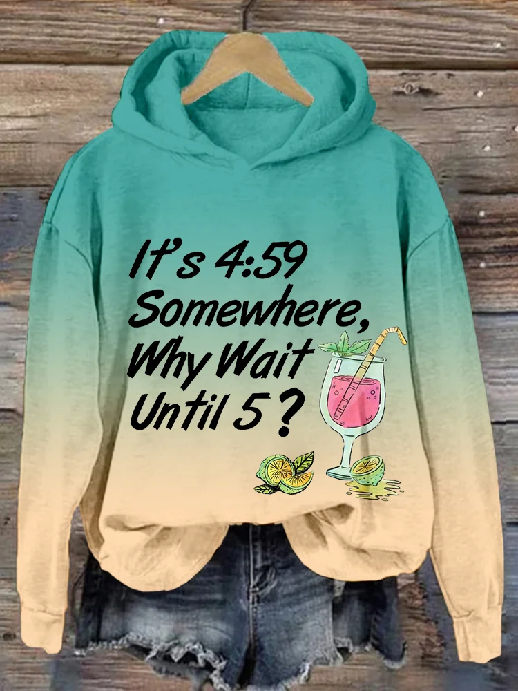 5 O'clock Somewhere Inspired Graphic Jimmy Memorial Sweatshirt