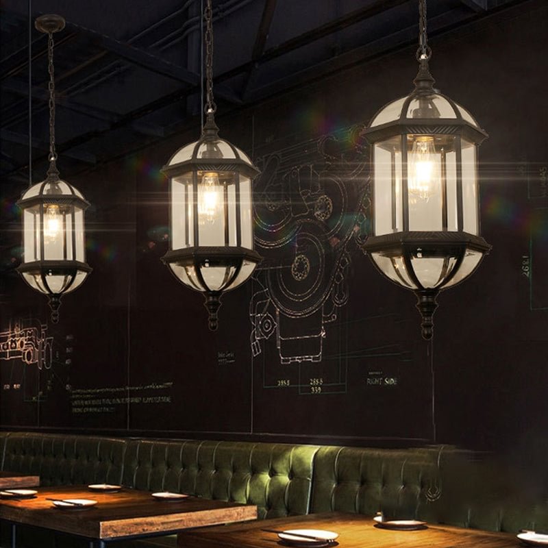 Country-style three-tier Outdoor Waterproof Garden Pendant Light