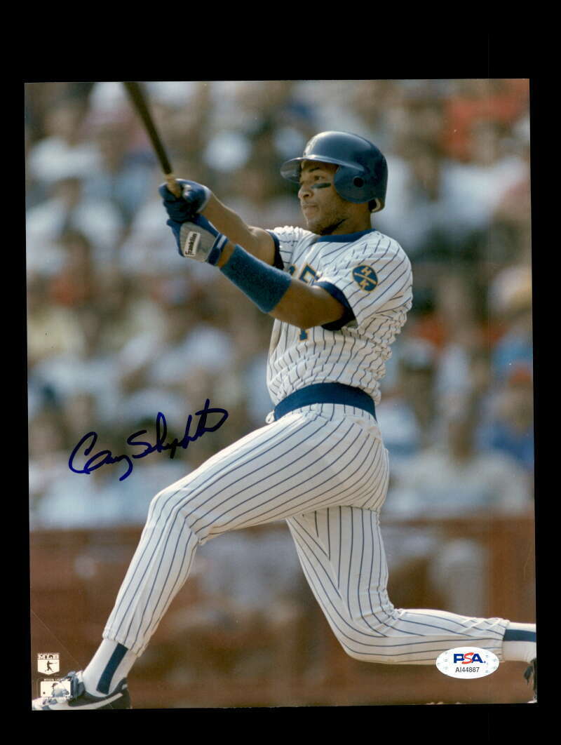 Gary Sheffield PSA DNA Coa Hand Signed Rookie 8x10 Photo Poster painting Autograph