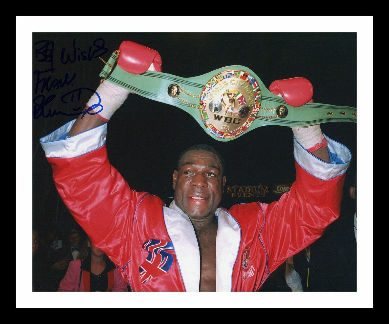 Frank Bruno Autographed Signed & Framed Photo Poster painting 3