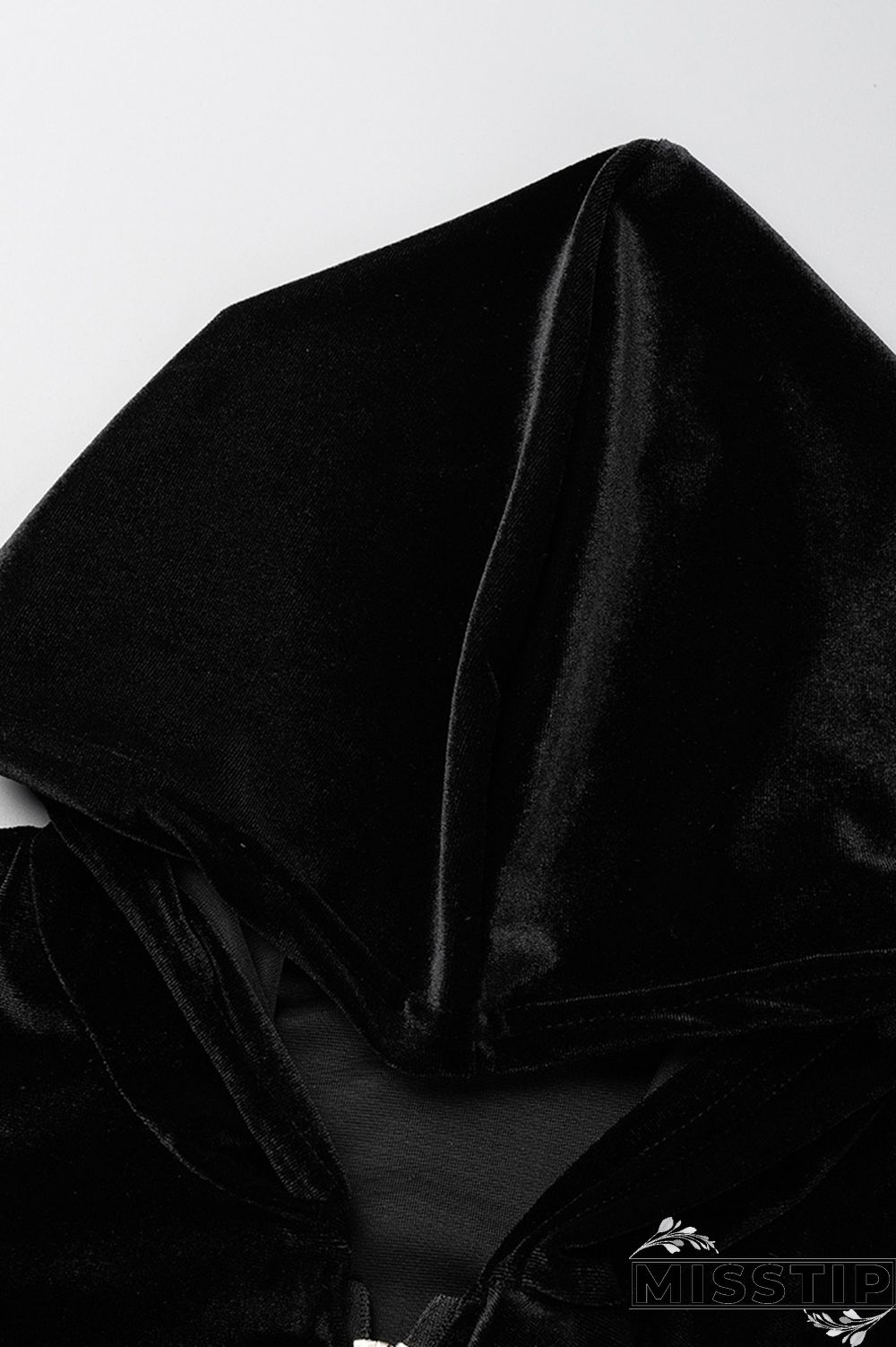 Blue Casual Solid Patchwork Hooded Collar Long Sleeve Three-piece Set