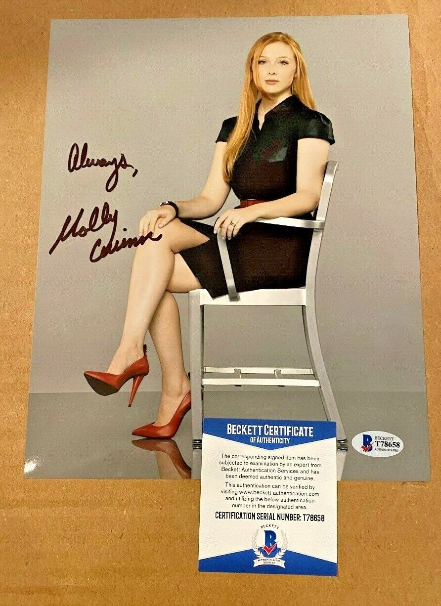 MOLLY QUINN SIGNED 8X10 Photo Poster painting BECKETT CERTIFIED #2