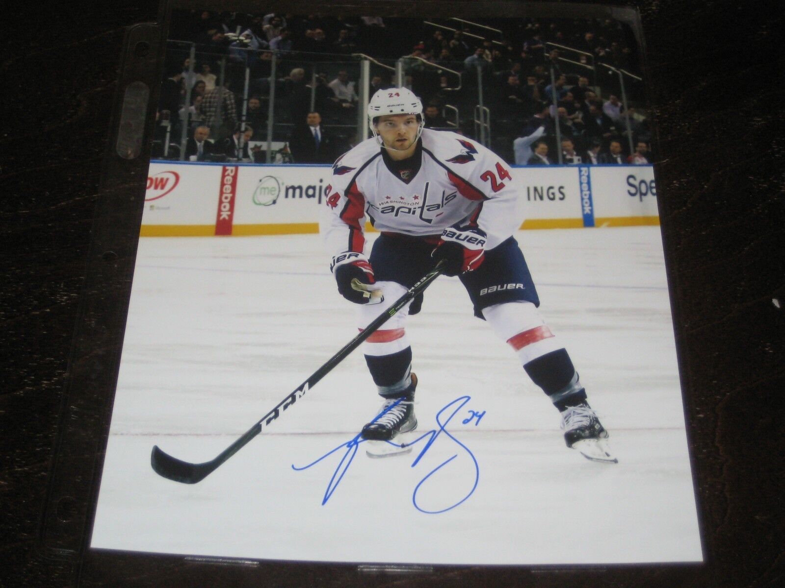 RILEY BARBER autographed WASHINGTON CAPITALS 8x10 Photo Poster painting