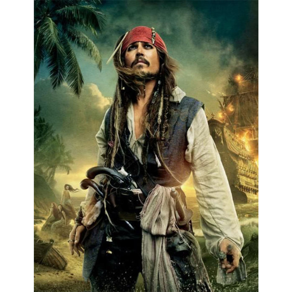 Pirates Of The Caribbean 50*60cm(canvas) full round drill diamond painting