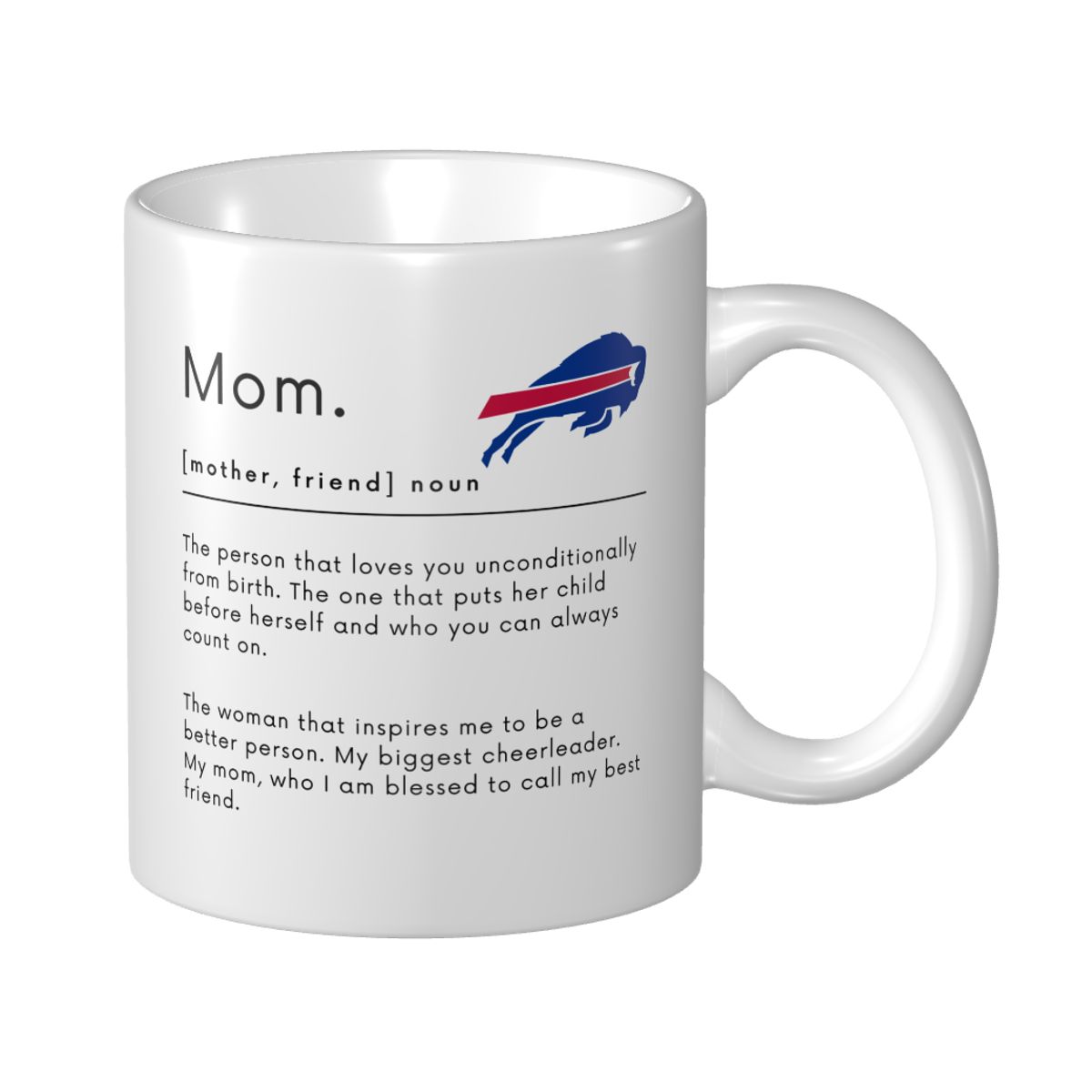 Buffalo Bills Mom Dictionary Mother's Day Mug