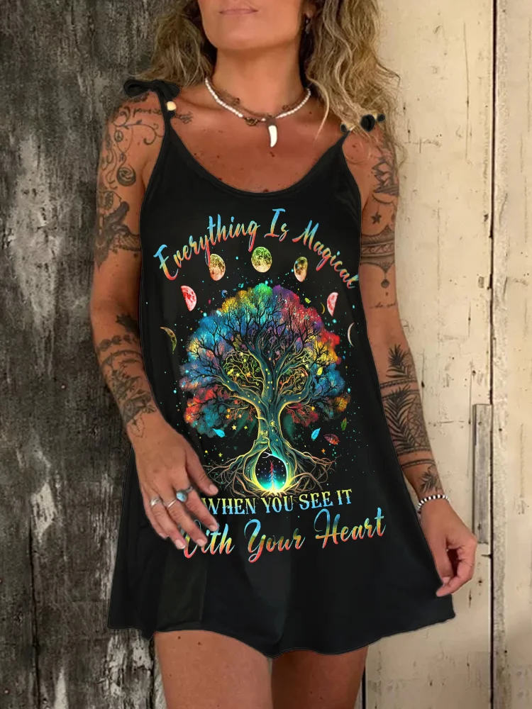 Everything Is Magical When You See It With Your Heart Mini Dress