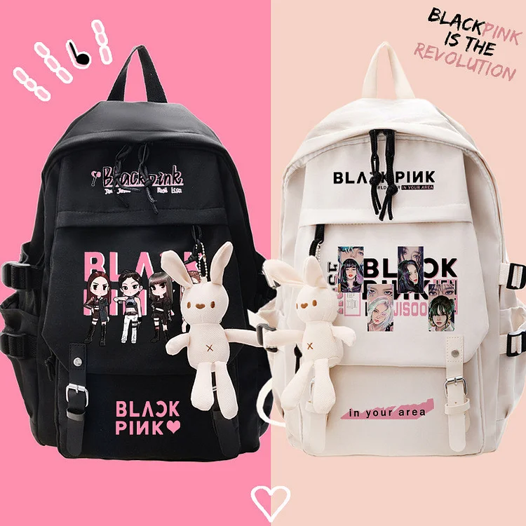 Shop Blackpink Bag Backpack School online | Lazada.com.ph-as247.edu.vn