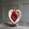 3D Angel Wing Flower Mould Silicone Wave Spiral Candle Mould Reusable Easy To Demold for Candles Soaps Crafts DIY Home Decor (Swirl Scroll)