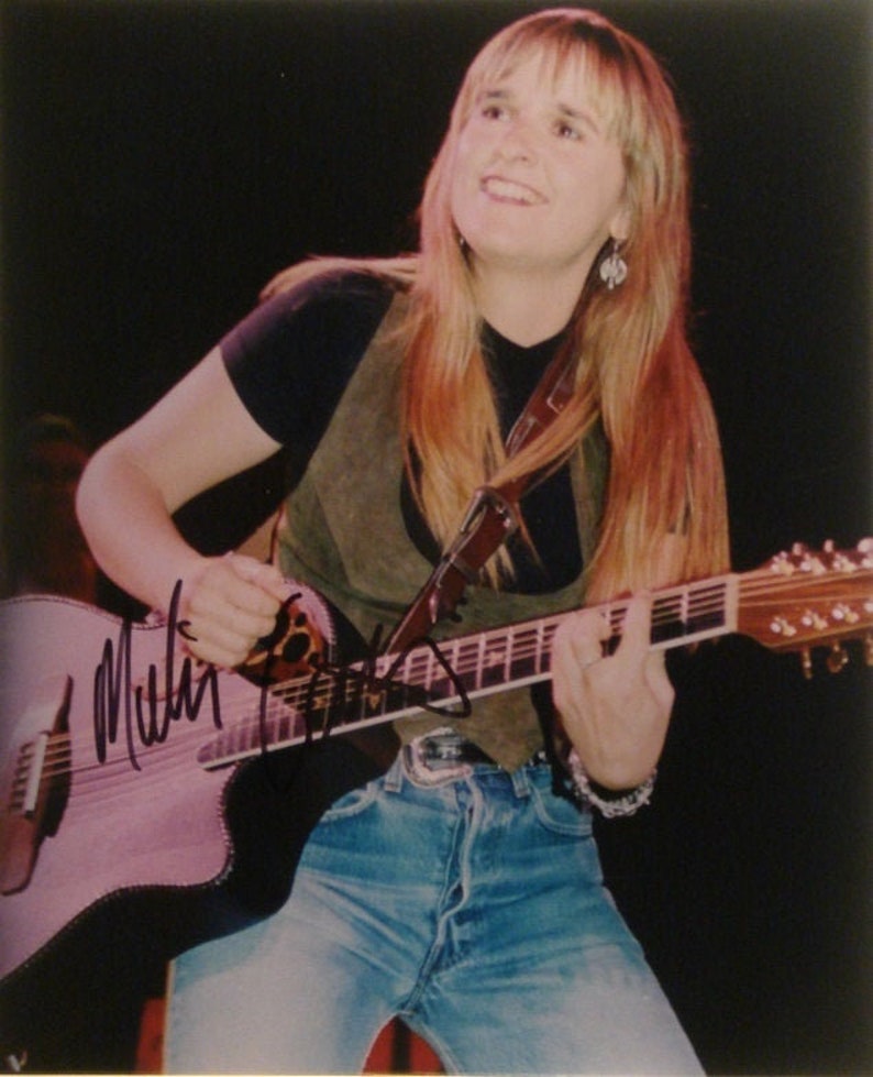 MELISSA ETHERIDGE SIGNED Photo Poster painting Come To My Window Piece Of My Heart I Need To Wake Up wcoa