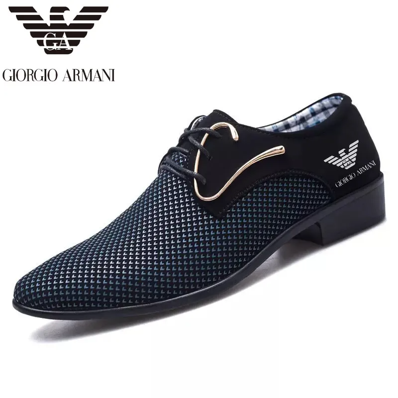 Męskie buty biznesowe casual ARMANI
