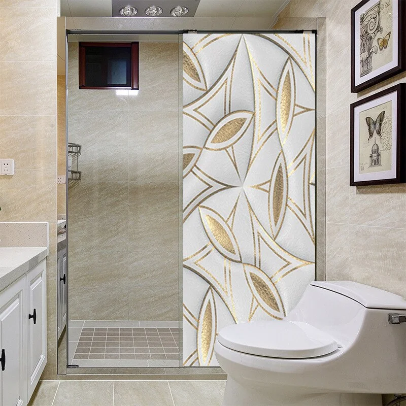 Athvotar 3D Mermaid Watercolor Scales Door Sticker Self Adhesive Wallpaper DIY Renovation Waterproof Poster Home Decor Decal