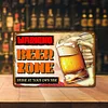 Beer area - Vintage Metal Signs(12*8Inch) - Bar