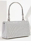 Women's Party Bag Polyester Crystals Plain Evening Clutch Bags