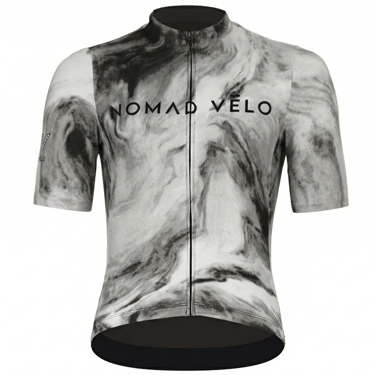 Cycling Obsidian Short Sleeve Jersey &ndash; Aero Fit Black Sleek Design Summer | Nomad V&eacute;lo