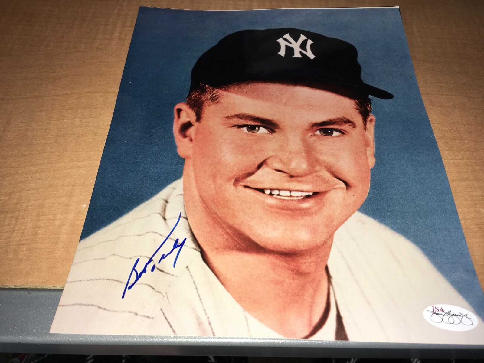 Bob Turley New York Yankees Signed 8x10 Photo Poster painting W/Our COA JSA Sticker