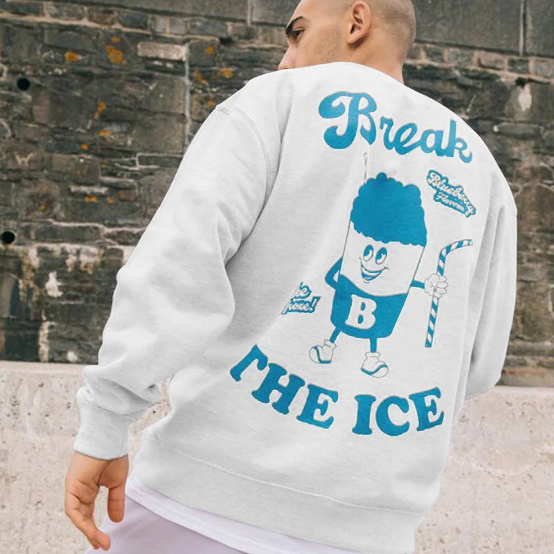 Rieak The Ice fashion Printed Men's Sweatshirt