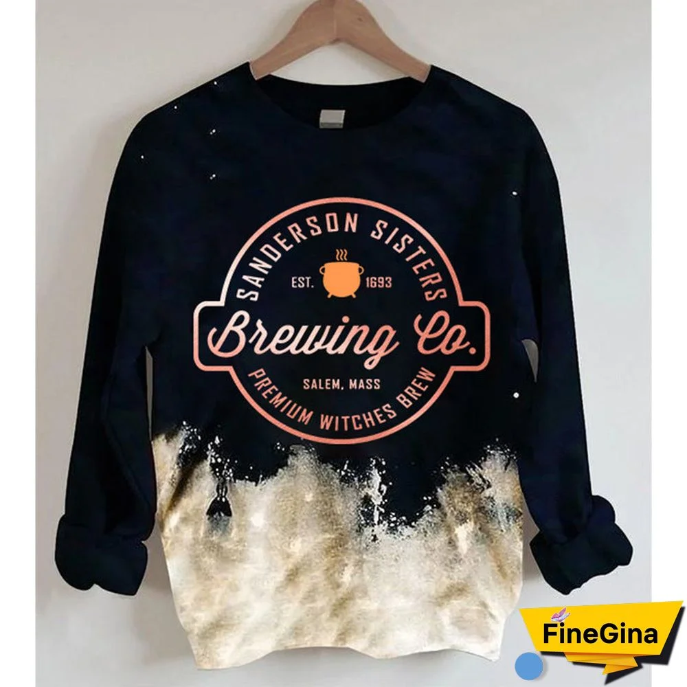 Crew Neck Letter Printed Sweatshirt