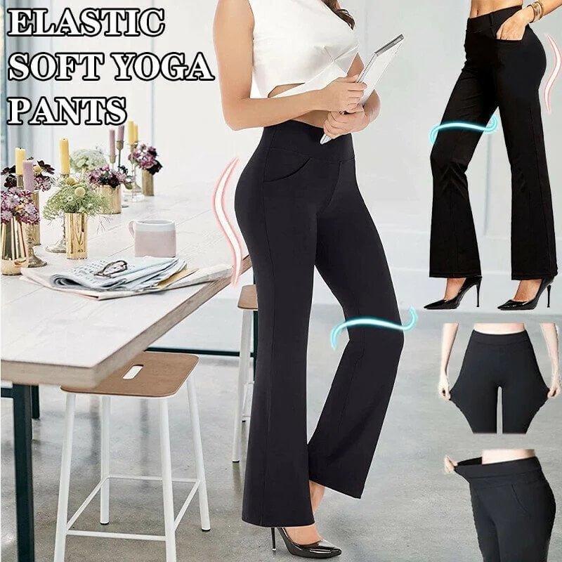 2022 New Arrivals Ultra-Elastic Dress Soft Yoga Pants with Pockets -🔥Hot Sale Promotion 40% OFF🔥