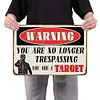 Trespass Warning - Vintage Metal Signs - 20*30cm/30*40cm - Warning