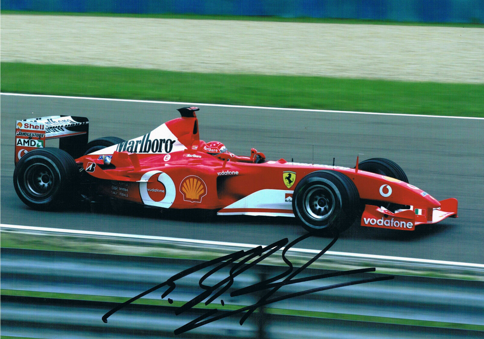 MICHAEL SCHUMACHER F1 7 SIGNED AUTOGRAPH SIGNATURE 8.5X11 Photo Poster painting PICTURE REPRINT