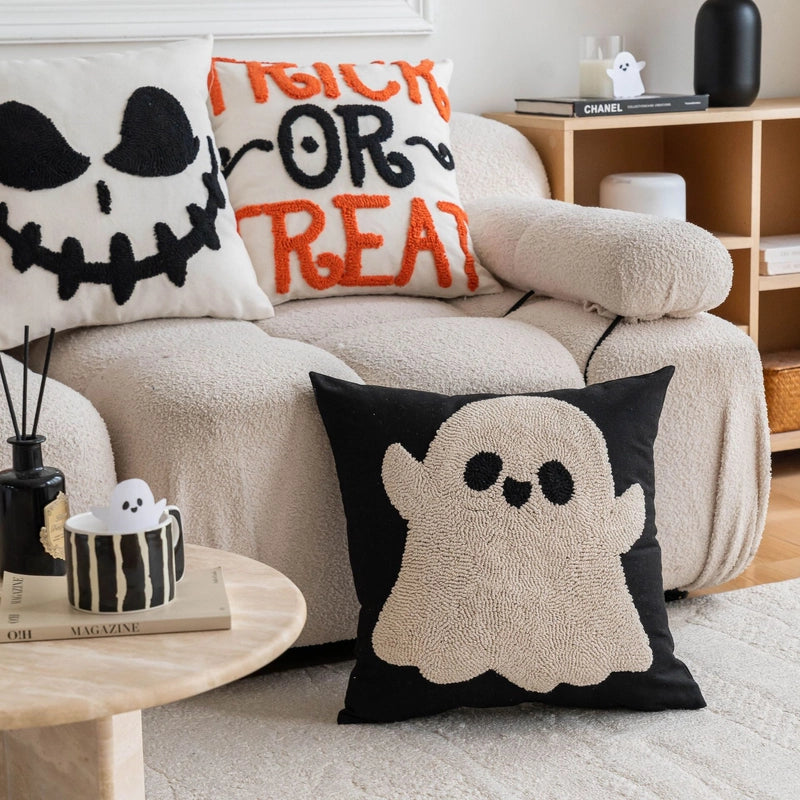 2024 New Halloween Pillow Modern Simple Style Bedroom Cushion Throw Pillow Set Home Advanced