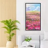Diamond Painting -DIY Round Drill Mountains Wildflowers（40x70cm）