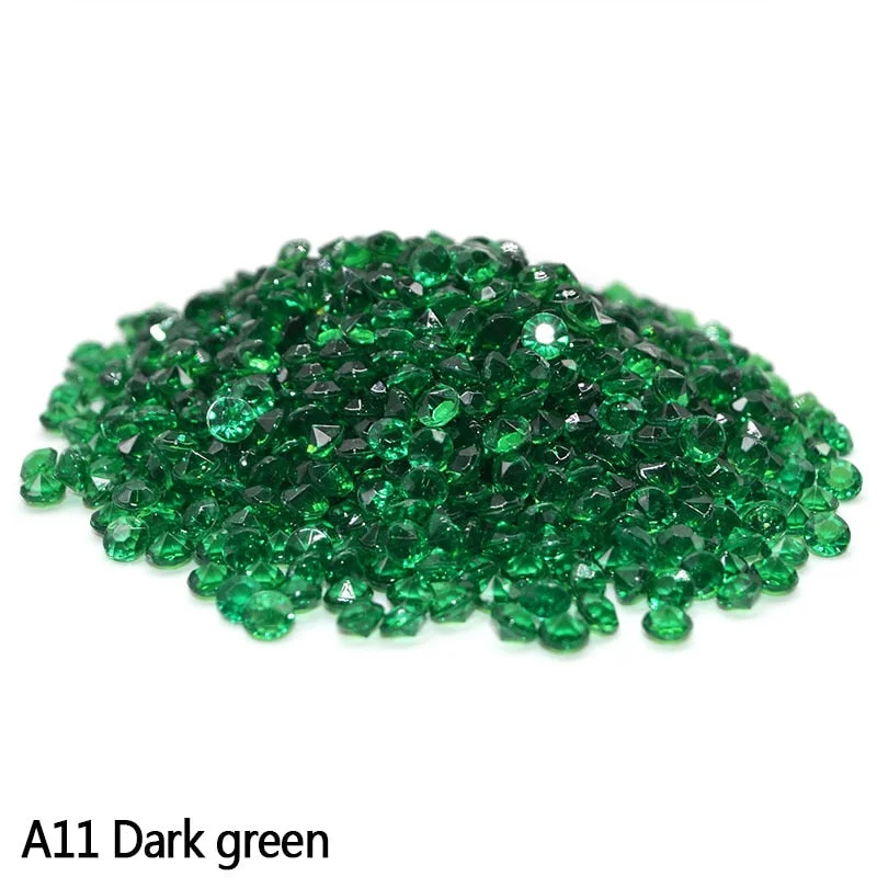 Wedding Decoration 1000PCS 4.5mm Crafts Crystal Confetti Table Scatters Clear Crystals Centerpiece Events Party Festive Supplies