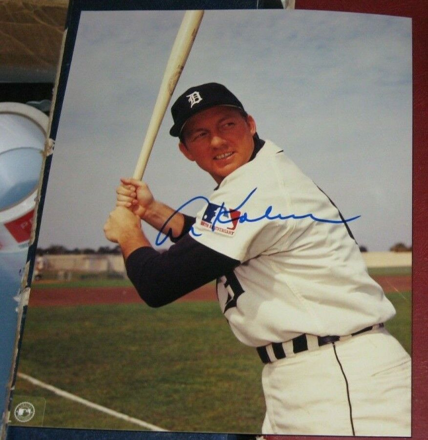 Al Kaline Detroit Tigers HOF SIGNED AUTOGRAPHED Photo Poster painting File 8x10 COA Baseball