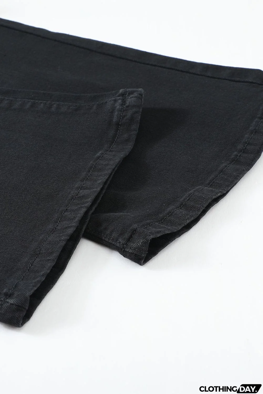 High Waist Pockets Bell Jeans