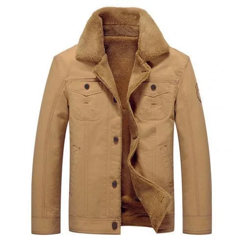 Mens Jackets Casual Coats Solid Color Mens Jackets Stand Collar Slim Suede Lamb Sportswear Bomber Jackets