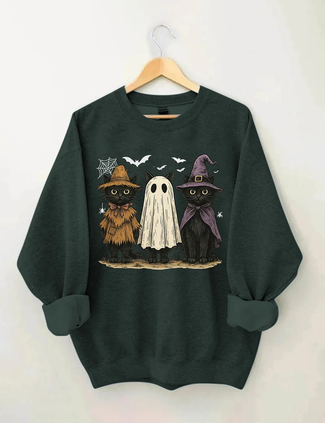 Halloween Cat Sweatshirt